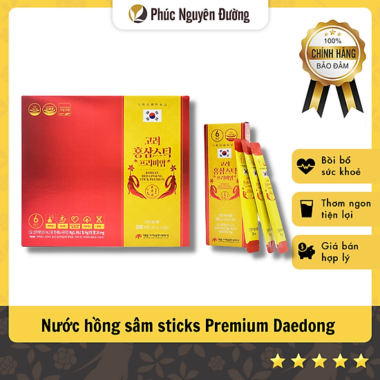 Tinh chất hồng sâm hàn quốc premium stick daedong korea ginseng - ảnh sản phẩm 1