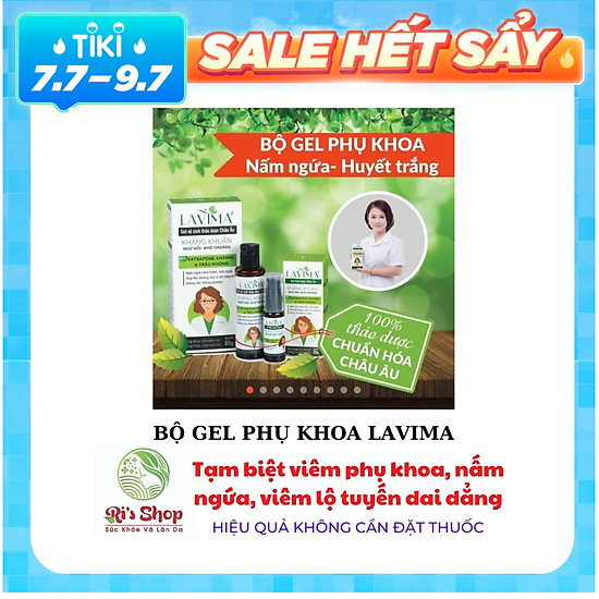 Combo 2 bộ gel phụ khoa lavimamẫu mới - giúp vùng kín luôn khô thoáng - ảnh sản phẩm 2