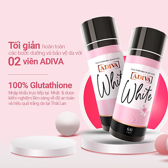 Combo 2 collagen adiva 14chai x 30ml, và 1 white adiva 60 viên hộp - ảnh sản phẩm 7