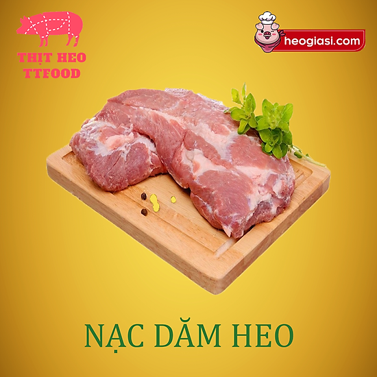 Chỉ giao hcm nạc dăm heo -thịt heo nóng - ảnh sản phẩm 1