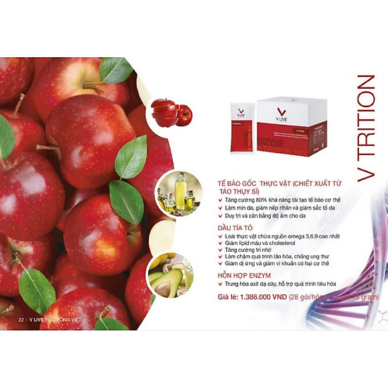 Combo v oxy + v trition hỗ trợ tiêu hóa kém, táo bón - ảnh sản phẩm 2