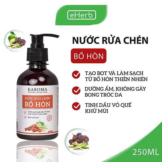 Nước rửa chén bồ hòn chiết xuất cô đặc saponin 9% thiên nhiên dưỡng ẩm - ảnh sản phẩm 1