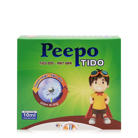 Thực phẩm chức năng tiêu độc, mát gan Peepo Tido
