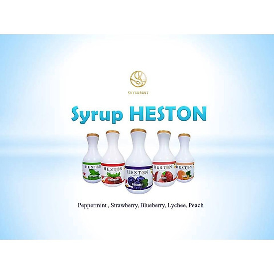 Syrup vải hiệu heston đài loan 2000ml - ảnh sản phẩm 4