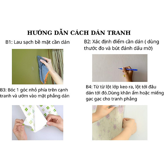 Tranh dán tường 3d gia phạm phòng khách, phòng ngủ hoa hồng có sẵn keo - ảnh sản phẩm 3