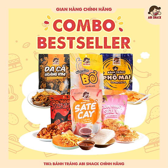 Best seller - bánh tráng abi snack - ảnh sản phẩm 1