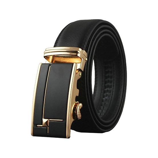 Thắt lưng nam cao cấp AT Leather P110 - Đen 