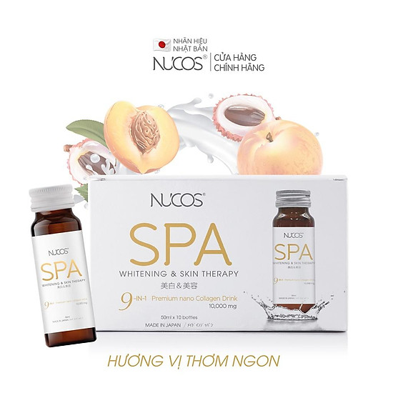 Combo 5 hộp collagen chống lão hoá căng bóng da nucos spa 10000 50ml x 50 - ảnh sản phẩm 6