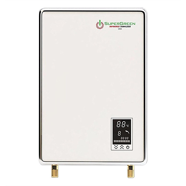 Máy Nước Nóng Công Nghiệp SuperGreen IR-14K – Trắng + Tặng Sen Tăng Áp