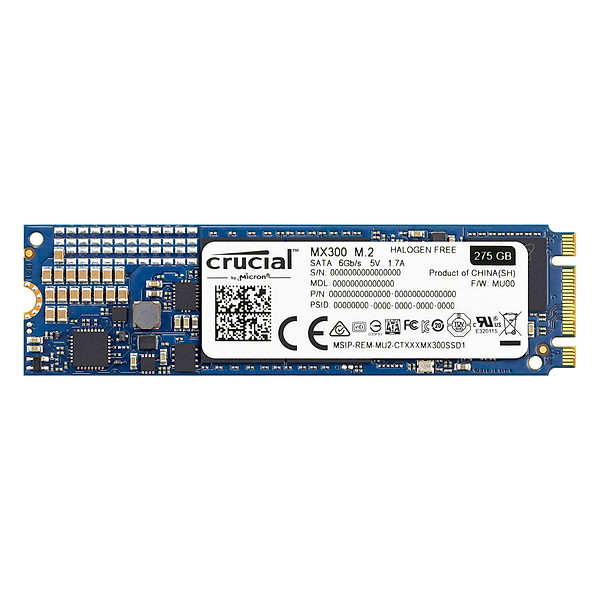 Ổ Cứng SSD M.2 Crucial MX300 275GB – Hàng Chính Hãng