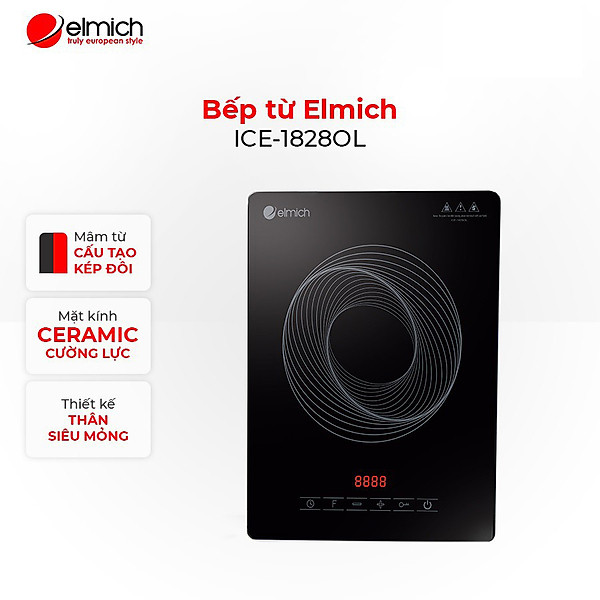 Bếp Từ Đơn Elmich ICE-1828OL (2100W) - Hàng Chính Hãng
