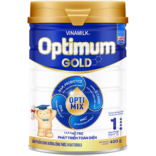 Sữa Bột Optimum Gold 1 400G Cho Trẻ Từ 0 – 6 Tháng Tuổi
