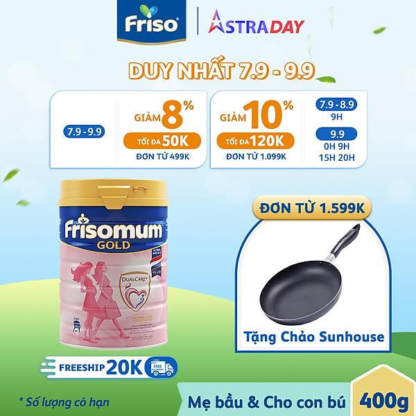 Sữa Bột Friso Mum Gold Hương Cam 400G