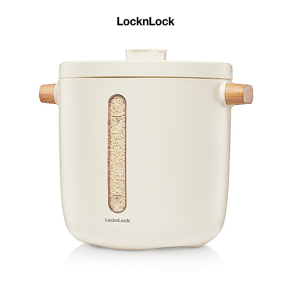 Thùng Đựng Gạo Chân Không Lock&Lock Vacuum Rice Keeper EJR973WHT 5V, 3W, 7L - Màu Trắng