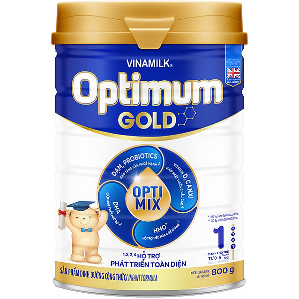 Sữa Bột Vinamilk Optimum Gold 1 800G