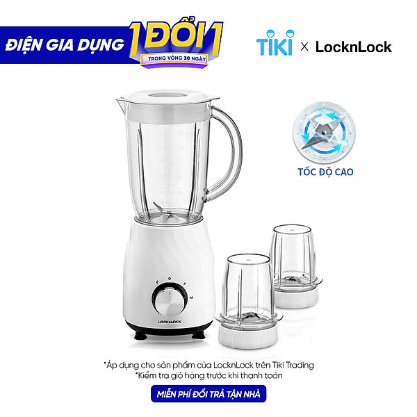 Máy Xay Sinh Tố Lock&Lock EJM462 (350W - 1.2 Lít) - Hàng Chính Hãng