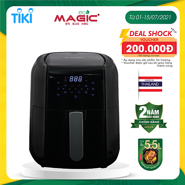 Nồi Chiên Điện Tử Magic Eco Ac-102 5.5L – Hàng Chính Hãng