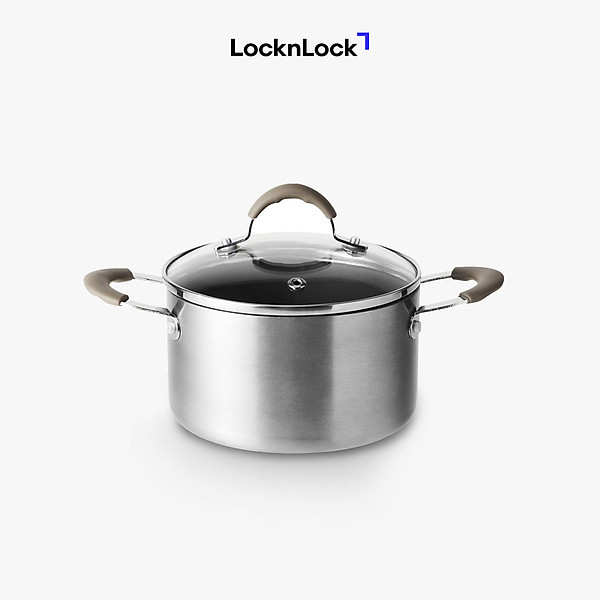 Nồi Lock&Lock Handycook LHD1142 Có Nắp Đậy 14cm - Màu Xám