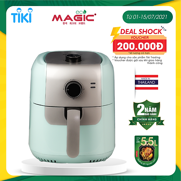 Nồi Chiên Nướng Không Dầu Magic Eco Ac-101 5.5L – Hàng Chính Hãng