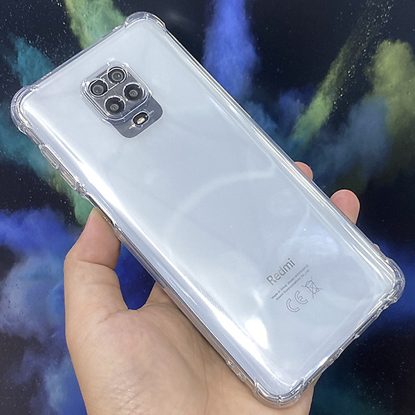 Ốp lưng cho Xiaomi Redmi Note 9S – Redmi Note 9 Pro TPU Trong Suốt Che Cam