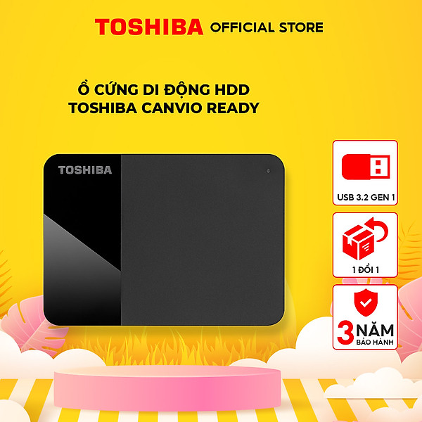Ổ Cứng Di Động Toshiba Canvio Ready Hàng Chính Hãng