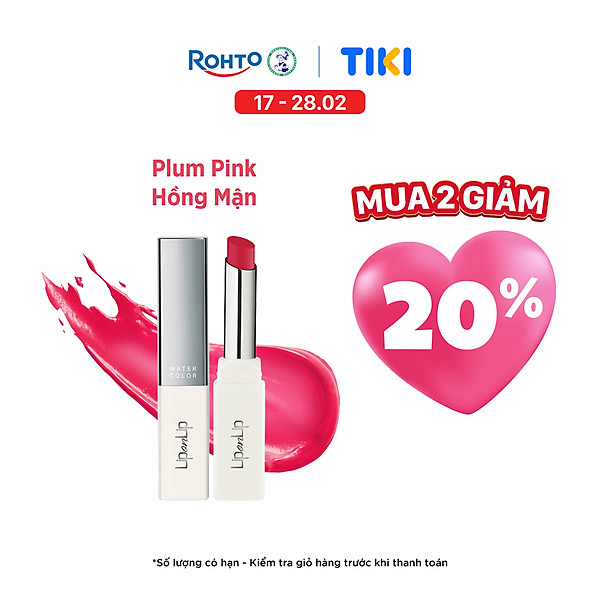 Son thỏi dưỡng môi trang điểm, cho môi căng mọng Lip On Lip Water Color