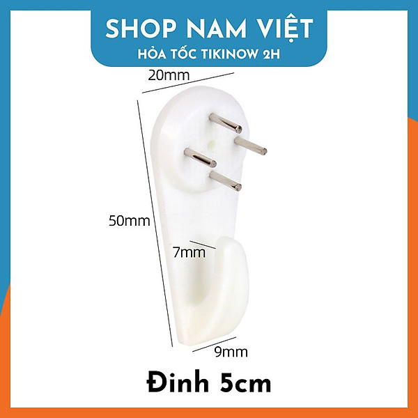 Đinh 4 Chân Đóng Tường Không Cần Khoan Treo Tranh, Giá Đỡ Khung Tranh