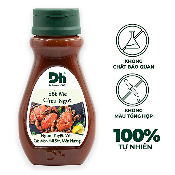 Sốt Me Chua Ngọt 200gr Dh Foods - gia vị chấm và chế biến hải sản, các món nướng
