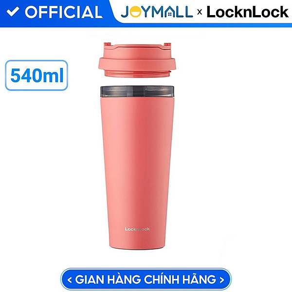 Bình giữ nhiệt LocknLock có 2 nắp thay thế New Clip Tumbler 540ml LHC4279