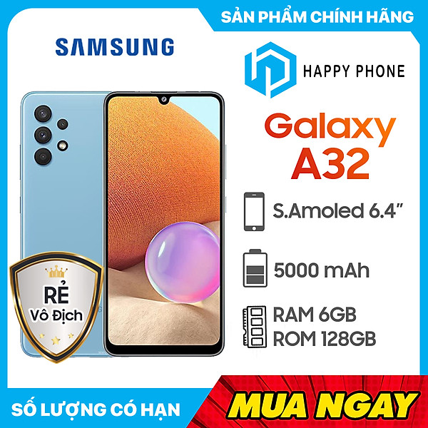 Điện thoại Samsung Galaxy A32 (6GB/128GB) –  Hàng Chính Hãng