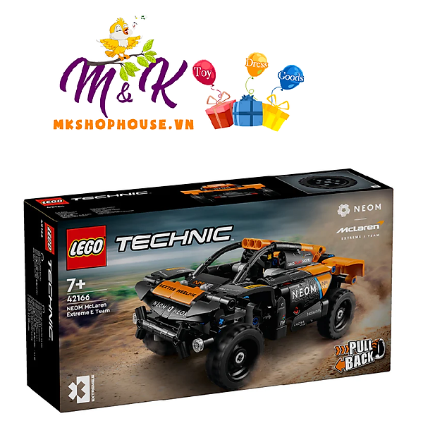 LEGO TECHNIC 42166 Đồ chơi lắp ráp Xe đua địa hình NEOM McLaren Extreme E (252 chi tiết)