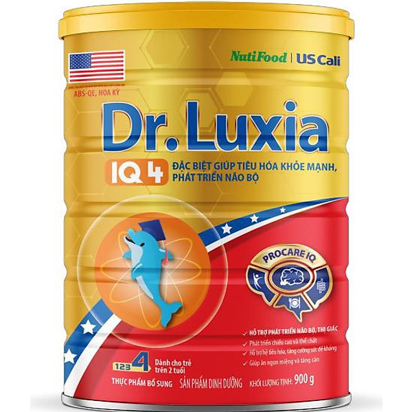 Sữa Bột Dr. Luxia IQ4 Giúp Tiêu Hóa Khỏe Mạnh , Não Bộ Phát Triển