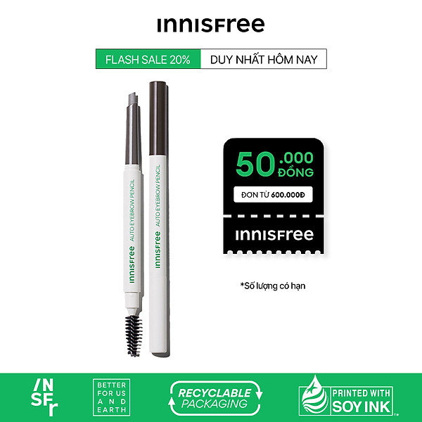 CHÌ KẺ CHÂN MÀY INNISFREE AUTO EYEBROW PENCIL 0.3G