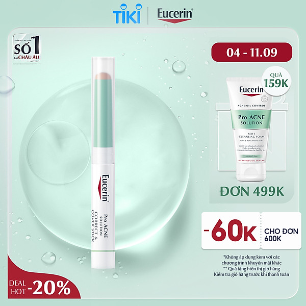 Kem Che Khuyết Điểm Cho Da Mụn Eucerin Pro Acne Solution Correct & Cover Stick 2Gr