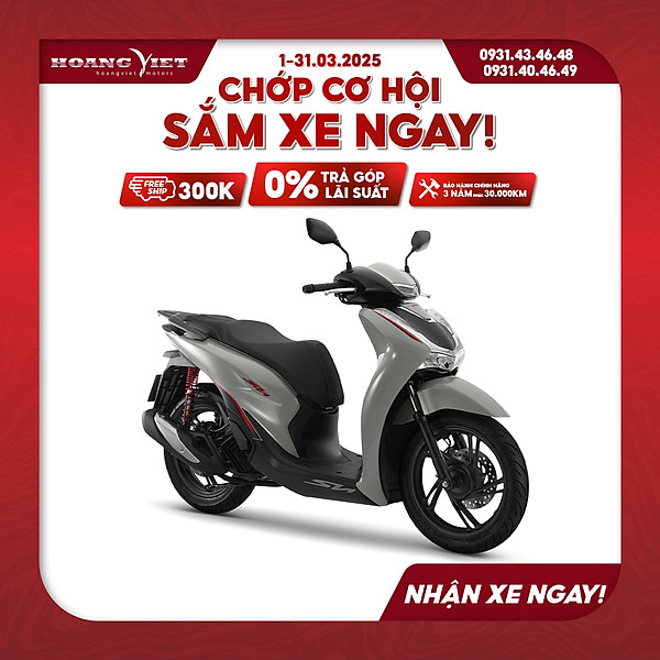 Xe Máy Honda SH 125i 2024 - Phiên Bản Thể Thao