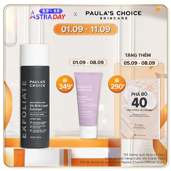 Dung Dịch Loại Bỏ Tế Bào Chết 2% Bha Paula’S Choice Skin Perfecting 2% Bha Liquid Exfoliant