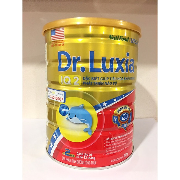 Sữa Dr.Luxia IQ 2 900G Cho Trẻ Từ 6-12 Tháng