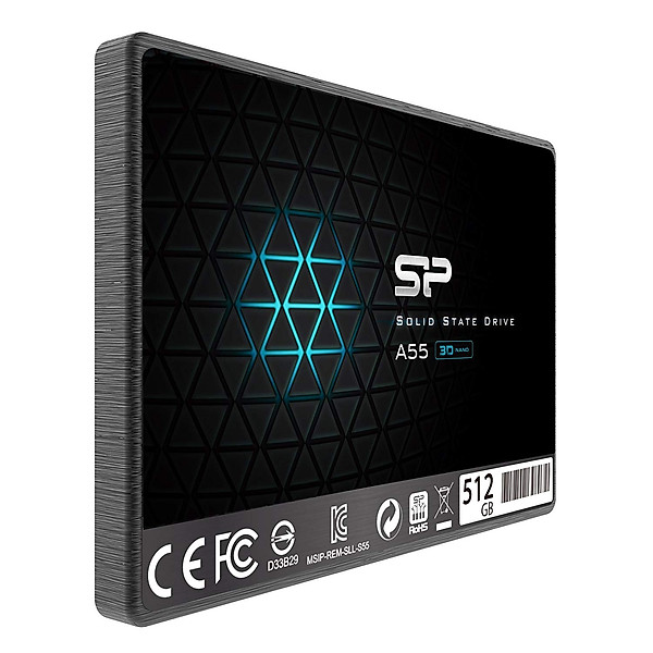Ổ cứng SSD SILICON 512GB A55 (SP512GBSS3A55S25) Sata III -Hàng chính hãng