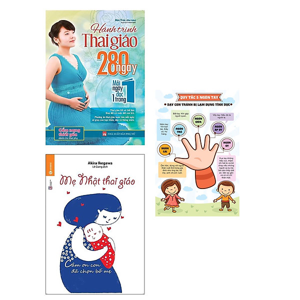 Combo Sách Thai Giáo Đồng Hành Cùng Mẹ Bầu và Thai Nhi