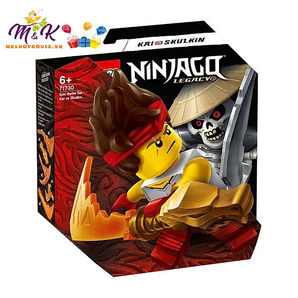 Đồ chơi LEGO Đấu Trường Ninjago – Kai Đối Đầu Skullin 71730