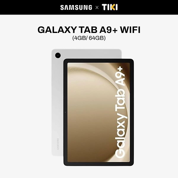 Máy Tính Bảng Samsung Galaxy Tab A9 Plus Wifi 4GB/64GB - Hàng Chính Hãng - Bạc