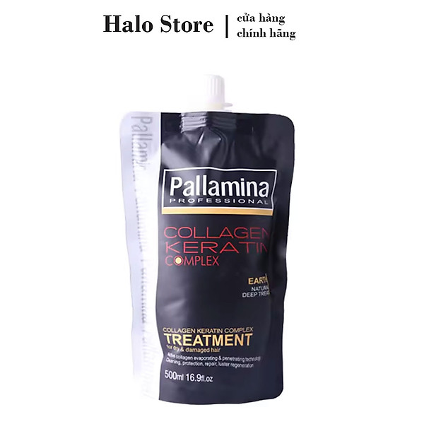 Kem hấp ủ tóc Pallamina X2 Collagen Keratin Complex Treatment siêu mượt 500ml