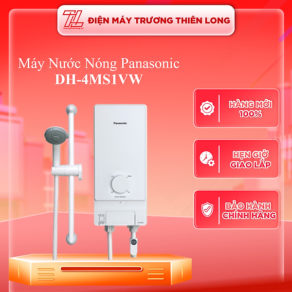 Máy Nước Nóng Trực Tiếp Không Bơm Panasonic DH-4MS1VW (4500W) - Hàng chính hãng