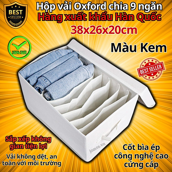 Hộp đựng đồ chia ngăn 9 và 16 ngăn sắp xếp quần áo Danido - Khay đựng đồ chia ngăn tiện ích, chất liệu cao cấp