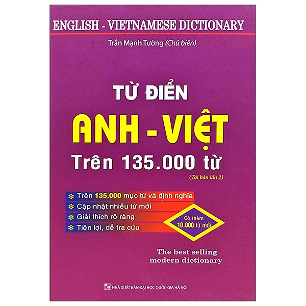 Từ Điển Anh – Việt Trên 135.000 Từ (Tái Bản)