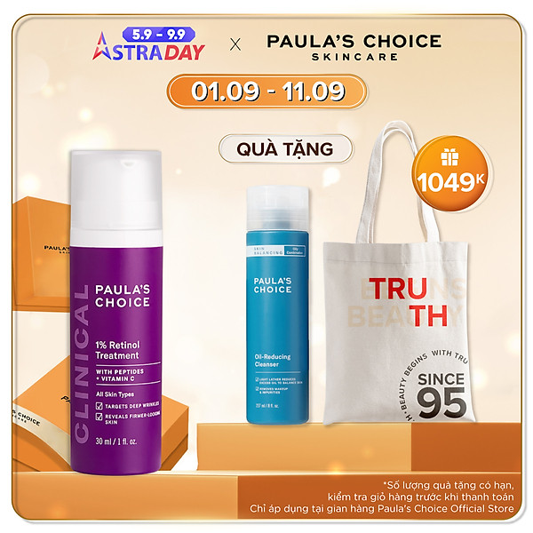 Tinh Chất Chống Nám Và Nếp Nhăn Độc Đáo Paula’S Choice Clinical 1% Retinol Treatment 30Ml