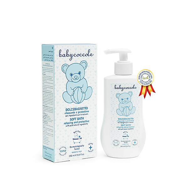 Sữa tắm giữ ẩm cho bé Babycoccole 0M+ chiết xuất hoa sen