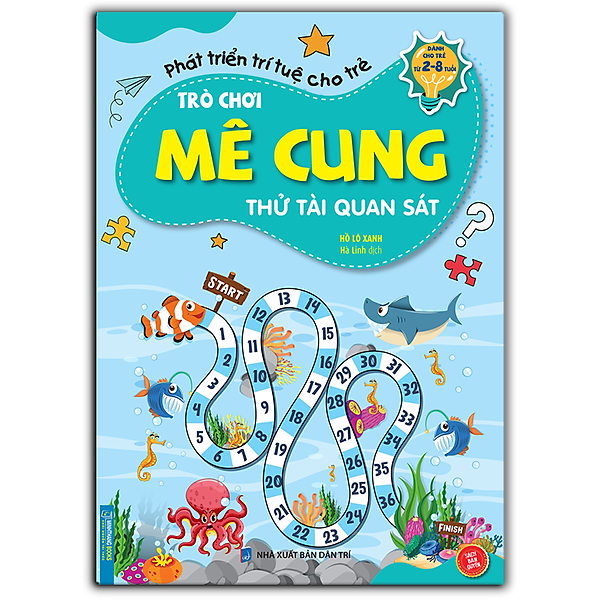 Trò Chơi Mê Cung - Thử Tài Quan Sát (Sách Bản Quyền) (2-8 Tuổi)