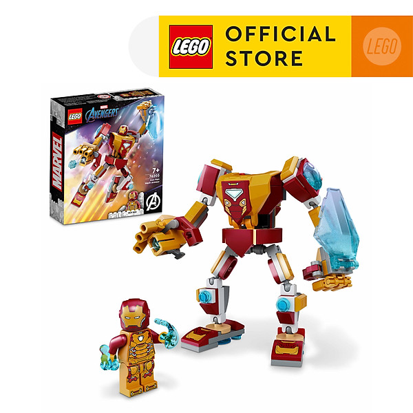 LEGO Super Heroes 76203 Chiến giáp Người Sắt (130 chi tiết)