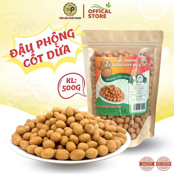 ĐẬU PHỘNG CỐT DỪA TÂN LỘC PHÁT GIÒN THƠM BÉO